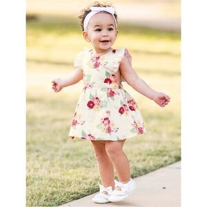 Ruffle Butts Pinafore Dress